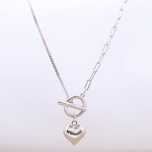 Stamped 925 Silver Heart Necklace